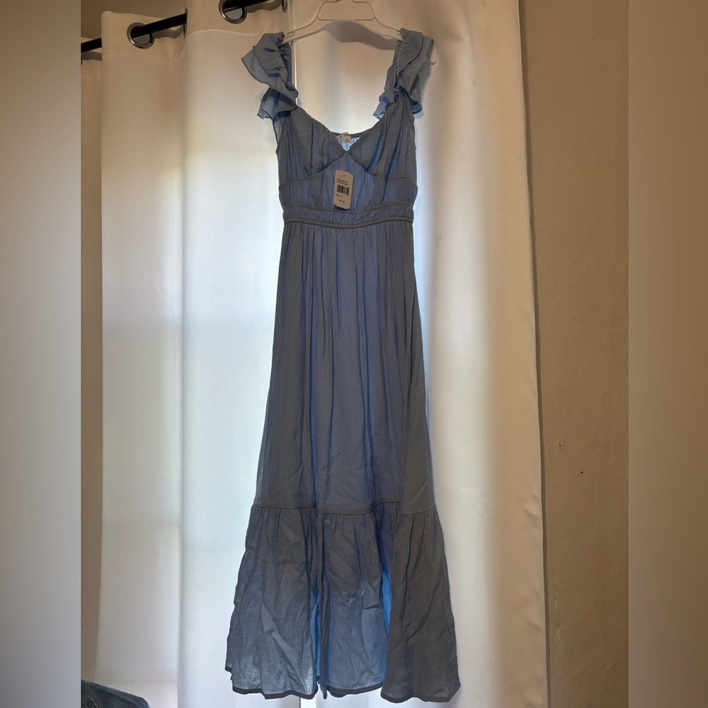 NWT Blu Pepper Blue Ruffled Tiered Sundress